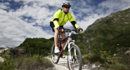 Fitness Biking auf dem Mountainbike