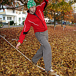 Fitness durch Slackline