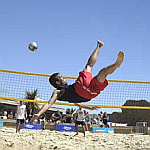 Fitness durch Footvolley
