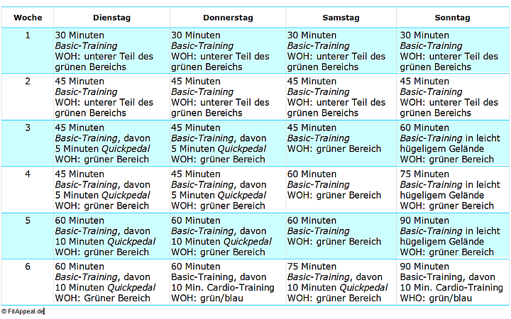 Fitness-Biking für Einsteiger